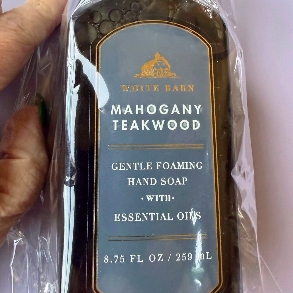 Bath & Body Works Mahogany Teakwood Gentle Foaming Hand Soap 8.75 oz